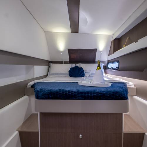 Orion Blue Cruise Catamaran Bed Room