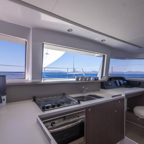 Orion Blue Cruise Catamaran Kitchen