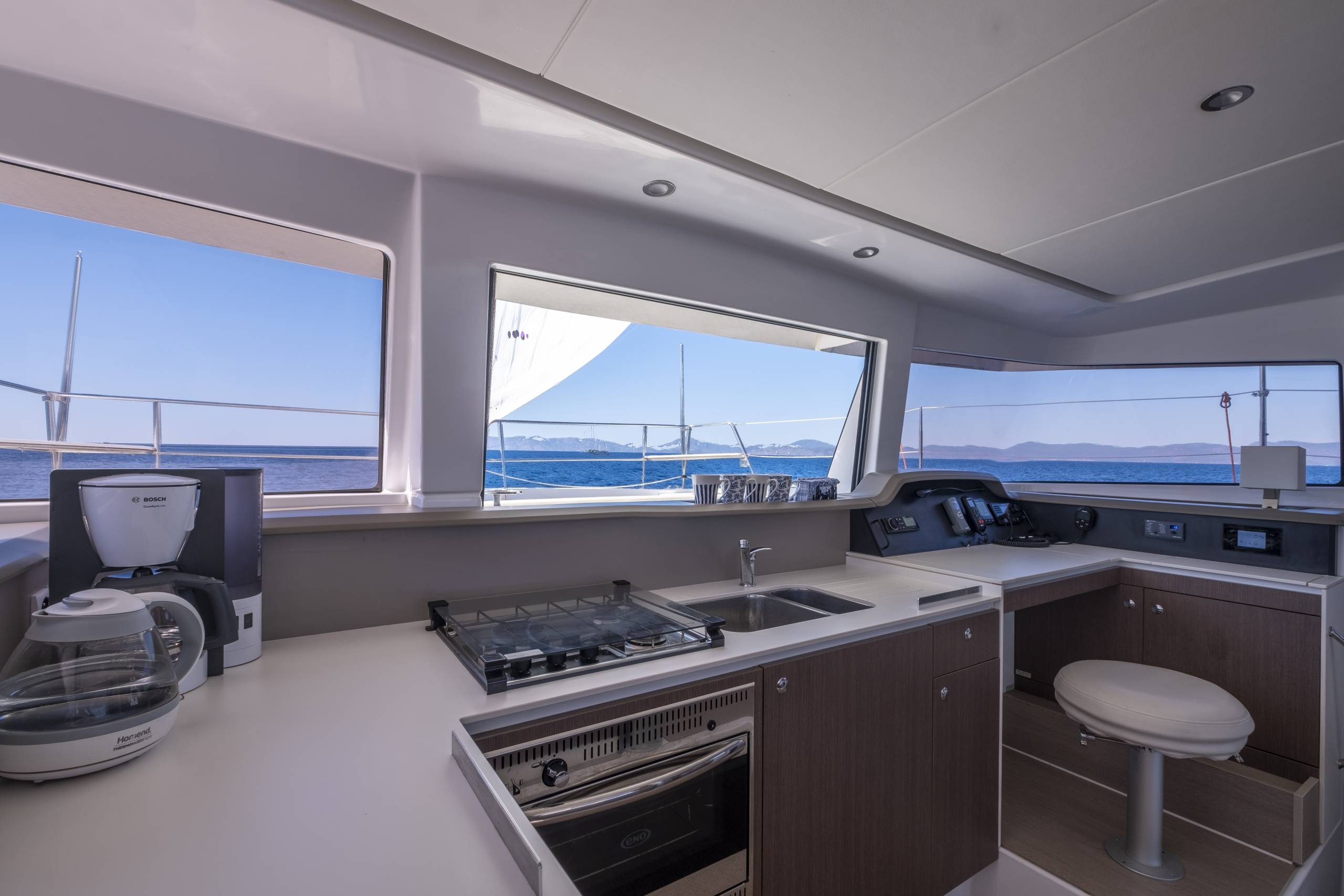 Orion Blue Cruise Catamaran Kitchen